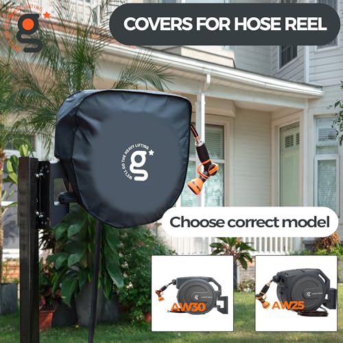 Giraffe Tools Garden Hose Reel Cover for Model AW40 UV Resistant, Waterproof and Anti-Fading Cover for Water Hose Reel