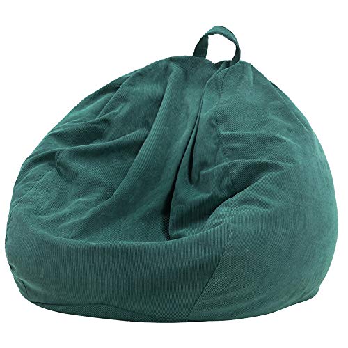 Nobildonna Storage Soft Toy Bean Bag Chair Cover Only Without Filling for Kids Adults. Lazy Sofa Beanbag Stuffed Animal (110x89cm)