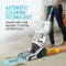Hoover Smartwash Automatic Carpet Cleaner Upright Carpet & Upholstery Multi Surfaces, Removes Spots Spills & Tough Stains-Turquoise