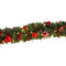 Ariv Christmas Garland 270CM 9FT Xmas Decoration Garlands with Red and Gold Tree Baubles Balls for Xmas Door Window Wall Party Fireplace Decoration Ornaments Kerris S427