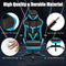 POWERSTONE Massage Gaming Chair Recliner - Racing E-Sports Computer Chair with Footrest Lumbar Support and Headrest Ergonomic Office Chair PU Leather High Back Adjustable Swivel Chair, Blue