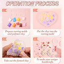 Zeyune Polymer Clay Earring Molds Flower Polymer Clay Molds Clay Cutters for Polymer Clay Jewelry Rose Mold Letter Daisy Leaf Heart Butterfly for Polymer Clay Earrings Jewelry Making