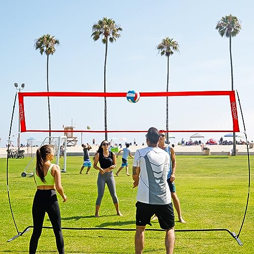 GoSports Soft Touch Recreational Volleyball - Regulation Size for Indoor or Outdoor Play - Includes Ball Pump - Choose Between Single or 6 Pack