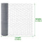 LAOJU Chicken Wire Netting Galvanized Hexagonal Poultry Netting Fence Wire Mesh Roll Fencing Wire Netting Garden Fence Animal Barrier with 25mm Holes, 40 X400CM