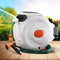 Greenfingers Retractable Water Hose Reel with 5-Setting Spray Gun, 30 Meter Hose Length