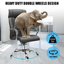 Office Chair Casters Wheelsï¼ˆSet of 5) - 2" Heavy Duty Mute Desk Chair Wheels Replacement 2200Lbs- Office Chair Wheels for Hardwood Floors- Universal Fit Wheels for Office Chair