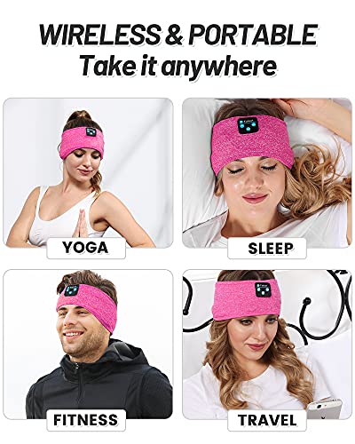 Sleep Headphones Bluetooth Sleeping Headband, Fulext Sleeping Headphones Music Sports Headband, Ultra-Soft Headphones Headband for Side Sleepers, Sleeping Gifts for Men Women