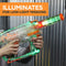 NERF Modulus Ghost Ops Evader Motorized Blaster - Light-Up See-Through Blaster and Barrel Extension, Includes 12 Official Nerf Elite Darts (Amazon Exclusive), Multicolored