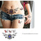 ROARHOW Super sexy temporary tattoo series,sexy tattoos for women,Chest, thigh, abdomen, back, large flower tattoo, beautiful butterfly tattoo Exquisite and beautiful fake tattoos (Large tattoo 2)