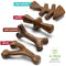 Benebone Medium Holiday 4-Pack Dog Chew Toys for Aggressive Chewers, Made in USA, 60lbs and Under