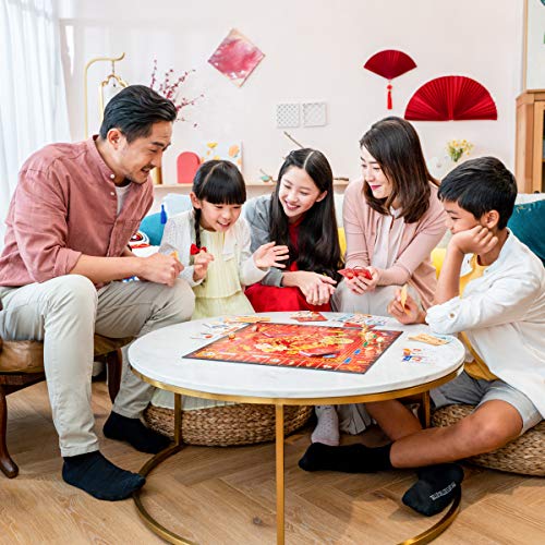 Monopoly - Lunar New Year Edition Board Game - Includes Chinese New Year Red Envelopes - 2-6 Players - Family Board Games and Toys for Kids - Boys and Girls - F1697 - Ages 8