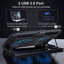 Zeptron Height Adjustable Laptop Cooling Pad / Cooling Stand / Cooler with Two Fans Compatible for HP, Dell, MacBook, Lenovo, Acer / 10 Inches, 13”,14 Inch,15.6 Inches All Laptops & Notebooks