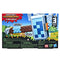 Nerf Minecraft Stormlander Dart-Blasting Hammer, Fires 3 Darts, Includes 3 Official Nerf Elite Darts, Pull-Back Priming Handle