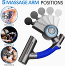 RENPHO Massage Gun with Adjustable Arm, R4 Percussion Back Massager Gun Handheld Deep Tissue, Muscle Massage Gun for Bike Athletes Sore Muscle and Stiffness Pain Recovery, Gifts for Men Women