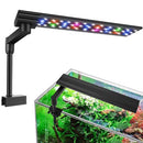 Zingbabu Aquarium Light, 30-50CM 20W Full Spectrum LED Clip On Fish Tank Light, 270° Rotation Fish Lamp, Exclusive for 2-15 Gallon Fish Tanks, Freshwater Aquarium Lights for Plants