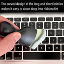 Ziciner Car Interior Dust Brush, Auto Soft Bristle Detailing Cleaners, Curved Design Dirt Clean Brushes, Cleaners Tool for Vehicle Dashboard, Air Conditioner Vents, Leather, Computer (Tricolor)