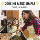 Checkered Chef Baking Sheet with Wire Rack Set - Twin Set w/Half Sheet Pan & Stainless Steel Oven Rack for Cooking