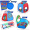 STLOVe Kids Play Tent, Customized Kids Play Tunnel Tent Toy Tents Pop Up Tent Fort with Storage Bag (Not Include Ball)│Bold Wire & Thickened Fabric│6 Ground nail+2 Basketball box+4 Darts+8 Balls