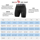 BALEAF Men's Bike Shorts With 4D Padding Cycling Underwear Padded Bicycle MTB Liner Mountain Biking Tights Road Riding, A-black, 3X-Large