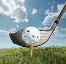 Crestgolf 40mm Plastic Airflow Golf Balls Pack of 12pcs 6 Colors for Choice (Mix(12pcs))