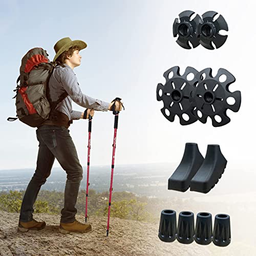 TheFitLife Collapsible Trekking Poles for Hiking – Lightweight Folding