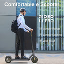 RIDEO Electric Scooter L1-Pro Peak 500 W Air-Free Solid Tires Adult Kick Scooter Foldable Commuter Shock Absorption Spring