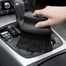 Auto Interior Dust Brush, Car Soft Bristles Detailing Brush, Scratch Free Dust Removal Cleaning Tool Kit, Long Hair Wide Handle Brushes Duster for Auto Dashboard, Air Vents, Leather, Computer (Black)