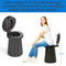 Warm Y 2022 XXL Retractable Portable Toilet Pro for Camping,Folding Adjustable Height Outdoor Travel Potty for Adult and Child,Hold Up to 660 Pounds Collapsible Stool…