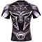 (X-Large, Black/White) - Venum Men's Gladiator 3.0 Short Sleeves Rashguard