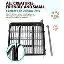 i.Pet 32" Large 8 Panel Pet Dog Playpens Rabbit Play Pen Fence Cage Puppy Exercise Enclosure Crate Pets Barrier Portable Outdoor Indoor Run Gate Guinea Pig Heavy Kennel