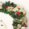 ZIFTY 9FT Christmas Decor Christmas Garland with 50LED String Lights Battery Timer Operated Pre-lit Greenery Pine Garland Xmas Mantle Garland for Fireplace Holiday Home Indoor Outdoor