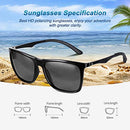 Duduma Polarized Sunglasses UV400 Protection Classic Designer Fashion Sun Glasses for Men Women(A536black)