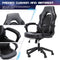 Ergonomic Computer Gaming Chair – PU Leather Desk Chair with Lumbar Support, Swivel Office Chair Executive Chair with Padded Armrest and Seat Cushion for Gaming, Study and Working