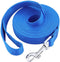 Dog Leash, 6 meters/19.7 feet Pet Lead for Off-Leash Recall Training. Premium Quality Nylon Tie Out, Great for Yard, Camping and Training(Blue-Dog Leash)