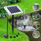 AUSWAY Solar Water Fountain Pump Outdoor, Upgraded Solar Fountain Pond Pump Kit with Stake, 4 Different Fountain Heads for Garden Pond Pool Water Pump