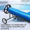 Aurelaqua 400 Micron Solar Thermal Swimming Pool Cover, 7.5 Meter x 3.2 Meter Size, Blue