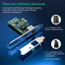 1.25G Gigabit Ethernet Server Network Adapter with Intel I210 Chipset RJ45 Network Card PCI Express 10/100/1000 NIC Ethernet Network Card Compatible for Windows Server/Linux/Ubuntu/VMware