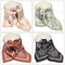 Zhanmai 8 Pcs 27.5 x 27.5 Inch Square Satin Head Scarves Women Silk Bandana Hair Scarves Hair Wrap Neck Scarf for Sleeping, Elegant Pattern, 27.56 x 27.56 inches