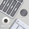 FYY Cutlery Organizer for Drawer, 5 Compartments Drawer Organizer, Kitchen Storage Tray for Flatware, Silverware, Cooking Utensils, BPA Free Plastic Cutlery Tray for Kitchen Bathroom & Office Supplies