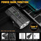 Necomi Bicycle Lights Front and Back Set,1200 lumens 5800mAh Battery USB Rechargeable Bicycle Headlight with Rotatable Stand, 13 Modes IP65 Waterproof