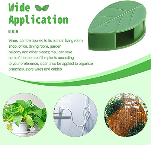 Invisible Wall Vines Fixture Sticky Hook Wire Clips Climbing Plants Ties Holder