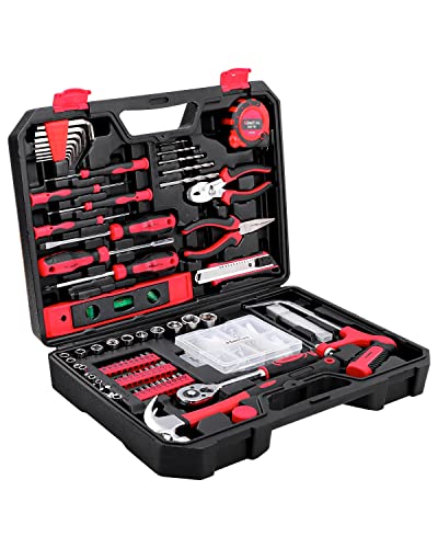 KingTool 325 Piece Home Repair Tool Kit, General Home/Auto Repair Tool Set, Toolbox Storage Case with Drawer, General Household Tool Kit - Perfect