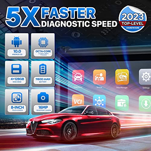 Autel MaxiCOM MK906 Pro Automotive Diagnostic Scan Tool, 2022 Newer Model of MS906 Pro/ MS906BT, ECU Coding, 36+ Service, Active Test, Top Hardware, OE All System, FCA AutoAuth, Work with BT506/ MV108