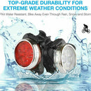 Rechargeable Waterproof Bicycle Bike LED Front Rear Tail Lights USB Mount