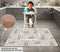 BABYBOET Splat Mat for Baby – Under High Chair Floor Mat Protects Wood, Vinyl and Carpet from Spills – Waterproof Triple Layer Baby Mat with Anti-Skid Backing Deters Bunching and Sliding (51” x 51”)