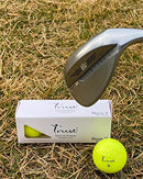 Trust Bison V, Model K5 2020, Urethane Covered, Swing Speed 95-105mph, 3 Piece Golf Ball, 1 Dozen-Yellow