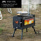 Preself Hot Tent Stove, Large Side Window, Winter Wood Burning Stove for Heating Cooking Camping Hunting (XL)