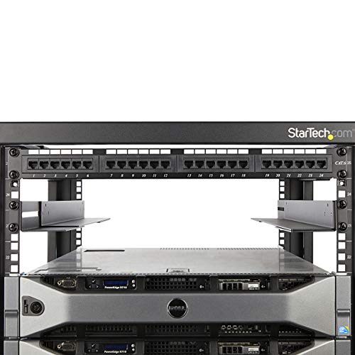 StarTech.com 1U Server Rack Rails with Adjustable Mounting Depth - 4 Post - EIA/ECA-310 Compliant - Supports up to 200lbs (UNIRAILS1UB)