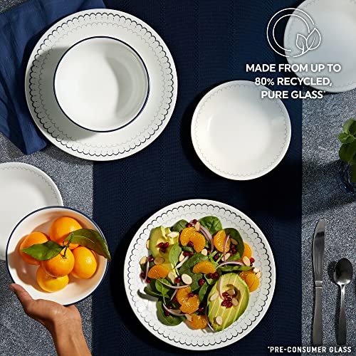Corelle Vitrelle Dinnerware Set, Caspin Lace (18-Piece Set)