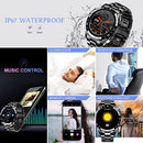 FILIEKEU Men Smart Watch for Android iOS, Bluetooth Calls Voice Chat with Heart Rate/Sleep Monitor Fitness Tracker, 1.3" Full Touch Screen IP67 Waterproof Stainless Steel Activity Tracker for Men